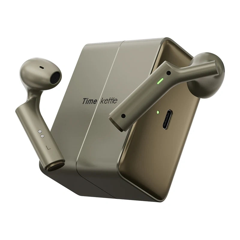 TimeKettle W4 Plus TWS oversættelses øretelefoner (guld)