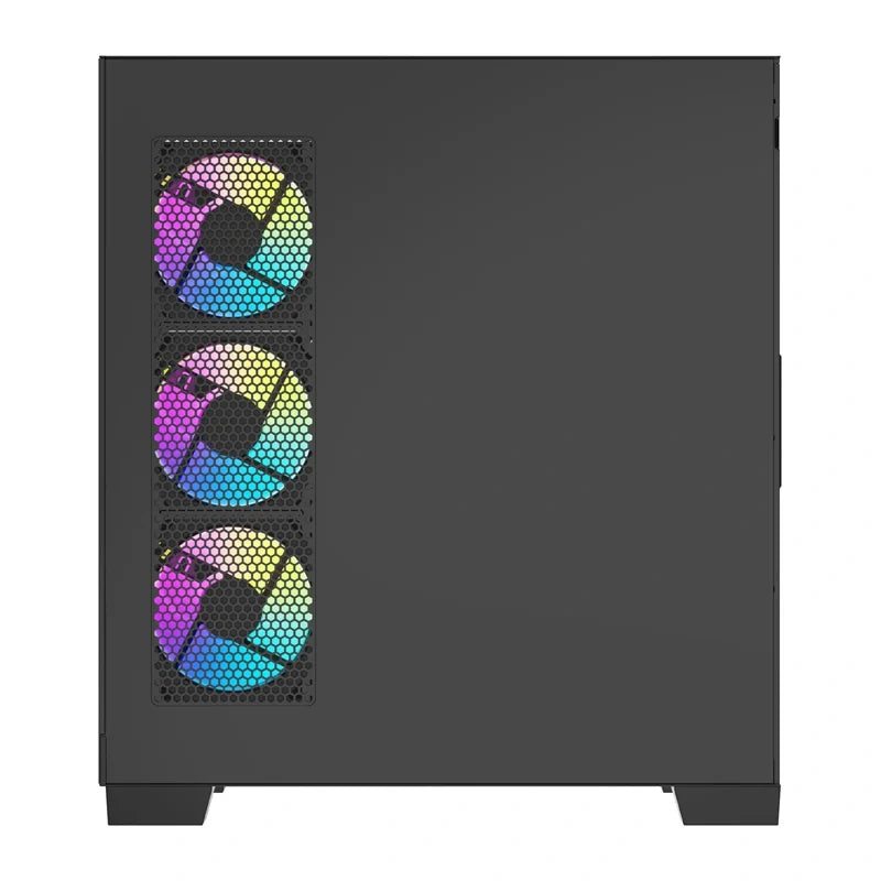 Computerkasse DarkFlash K430 + 6 ventilatorer (sort)