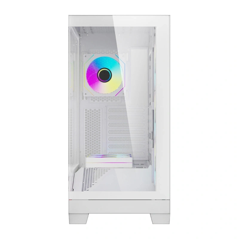 Computerkasse Darkflash K430 + vifter (hvid)