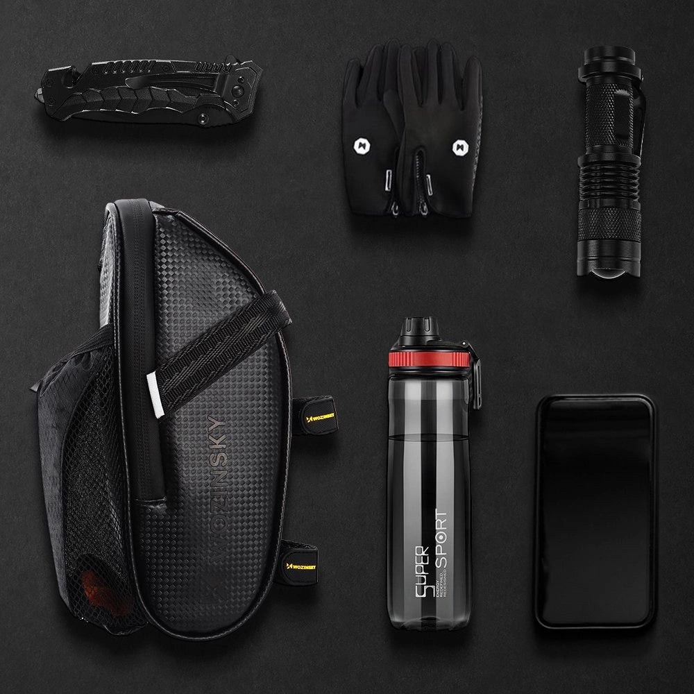 Wozinsky cykelsædebag 1,5 l sort (WBB20BK)