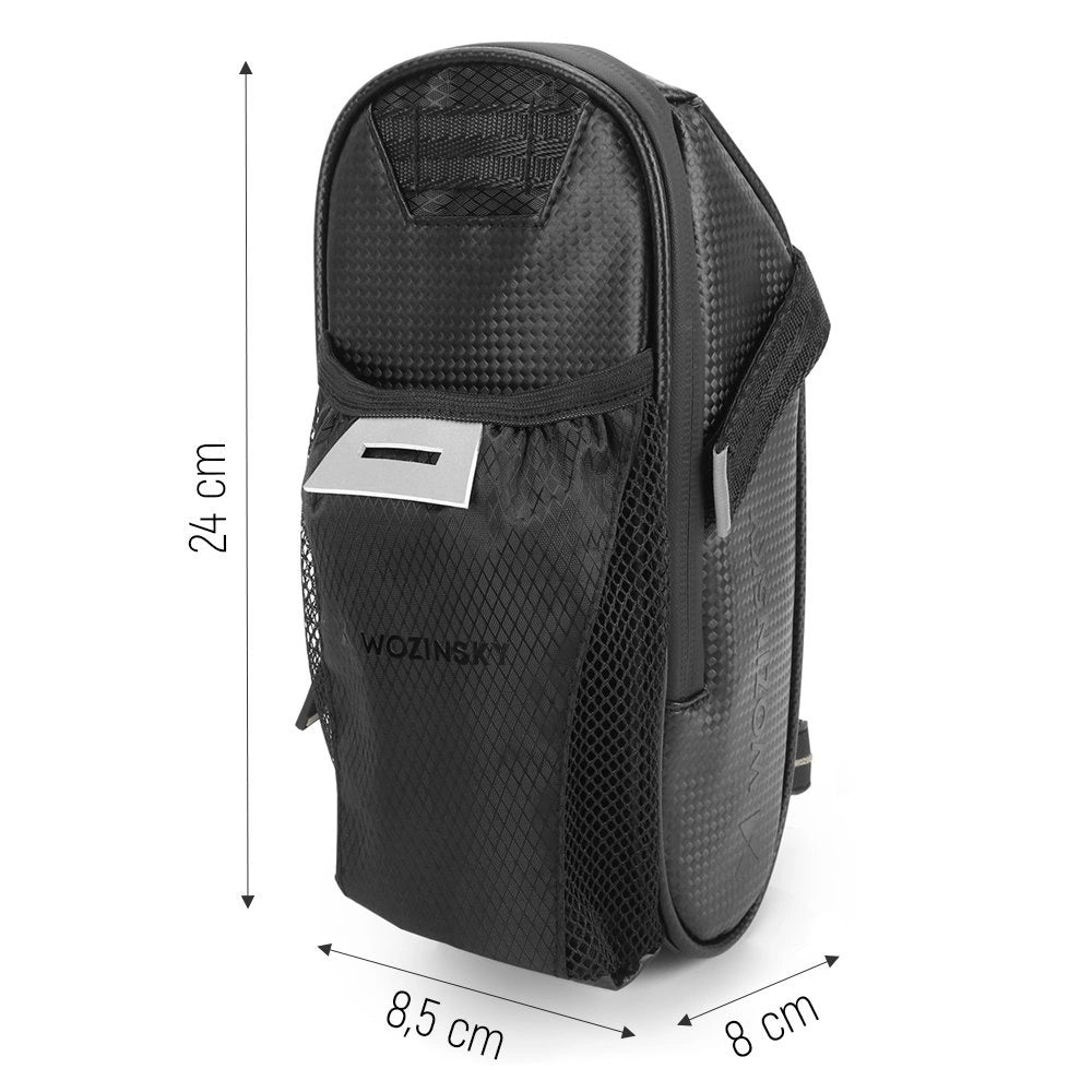 Wozinsky cykelsædebag 1,5 l sort (WBB20BK)