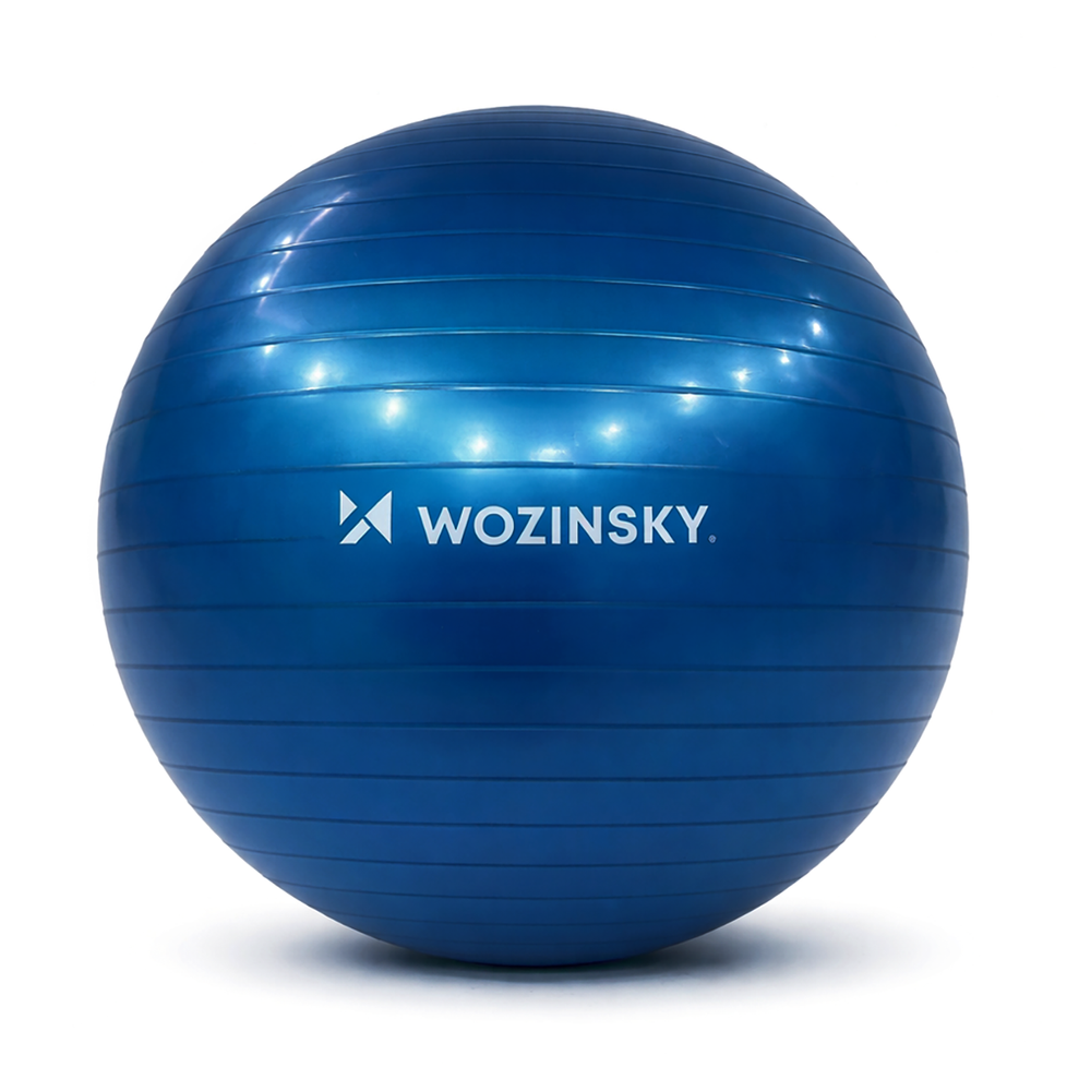 Wozinsky WGB65BL træningsbold, 65 cm, blå