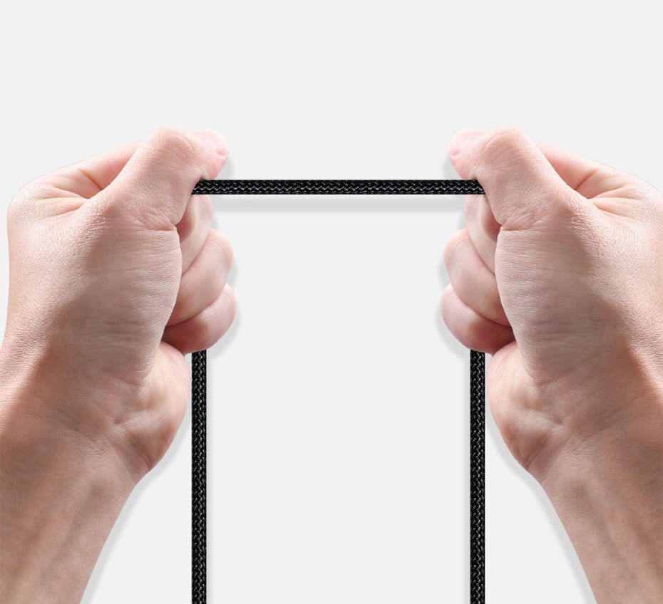 Baseus CATLWJ-A01 Lightning - USB-C PD 20W 480Mb/s 2m kabel - sort