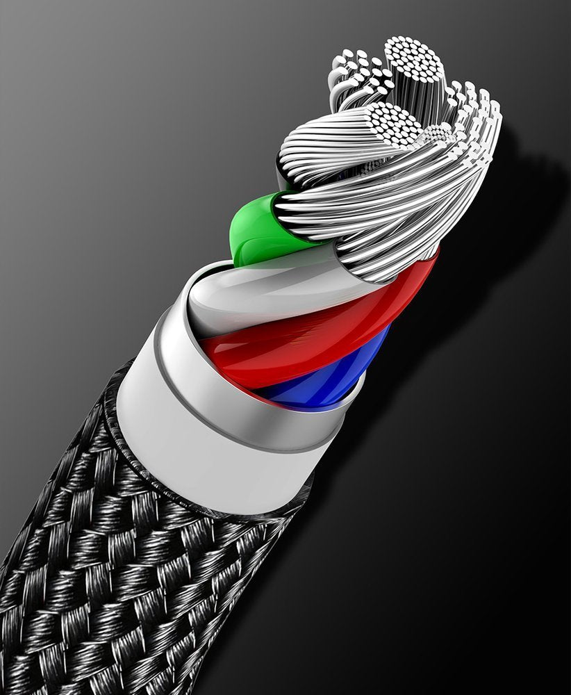 Baseus CATLWJ-A01 Lightning - USB-C PD 20W 480Mb/s 2m kabel - sort