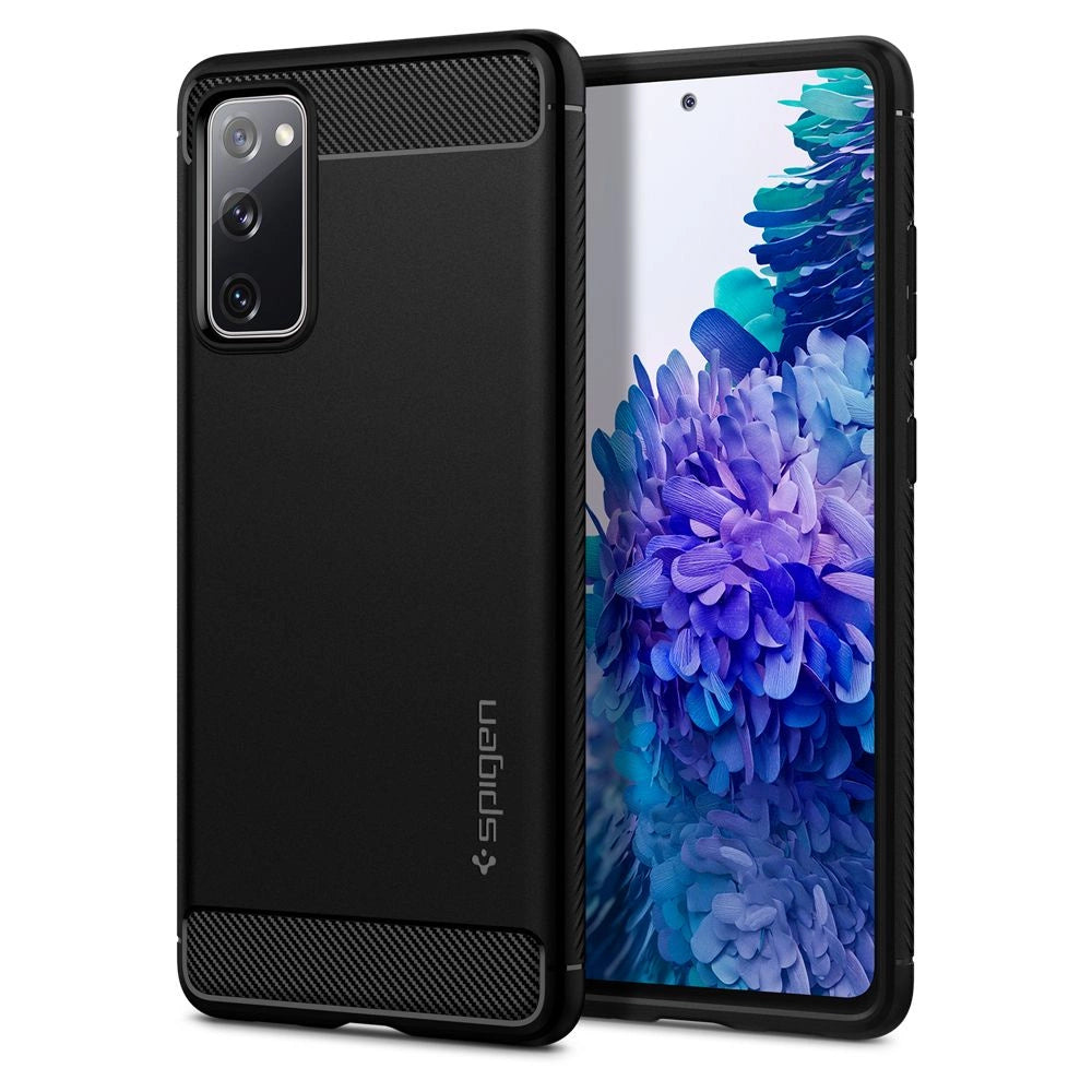 Spigen Rugged Armor Case til Samsung Galaxy S20 FE - Matte Black