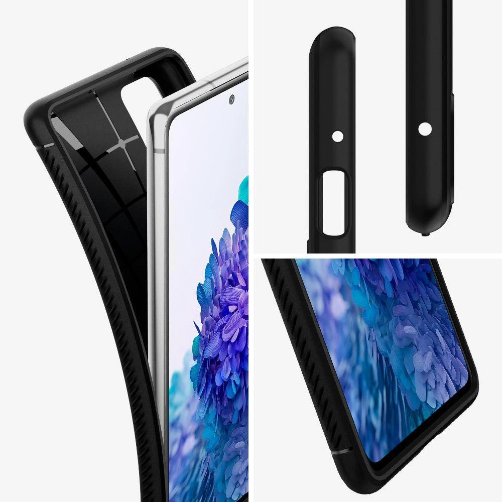 Spigen Rugged Armor Case til Samsung Galaxy S20 FE - Matte Black