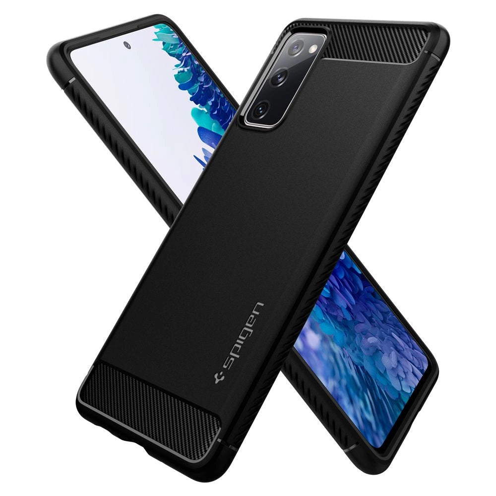 Spigen Rugged Armor Case til Samsung Galaxy S20 FE - Matte Black