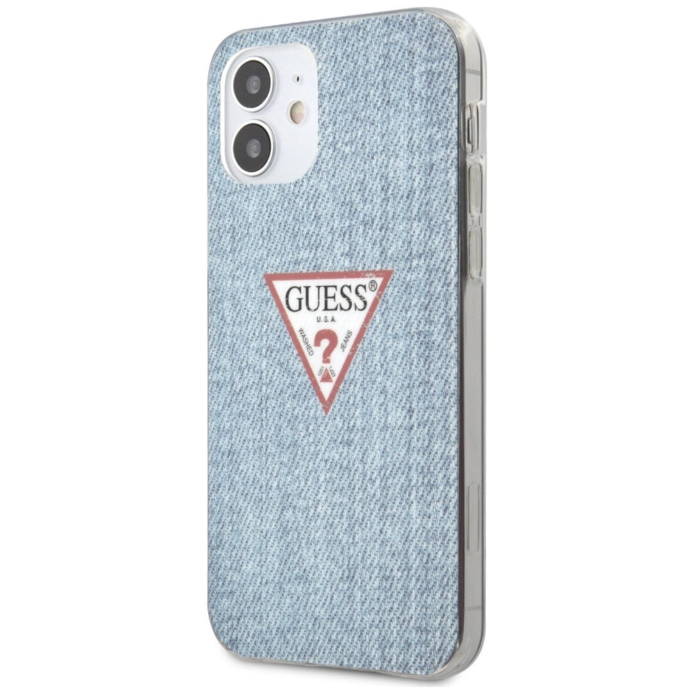 Guess GUHCP12SPCUJULLB iPhone 12 mini 5.4" blue/light blue hardcase Jeans Collection