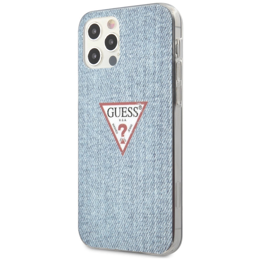 Guess GUHCP12LPCUJULLB iPhone 12 Pro Max 6.7" blå/lysblå hardcase Jeans Collection