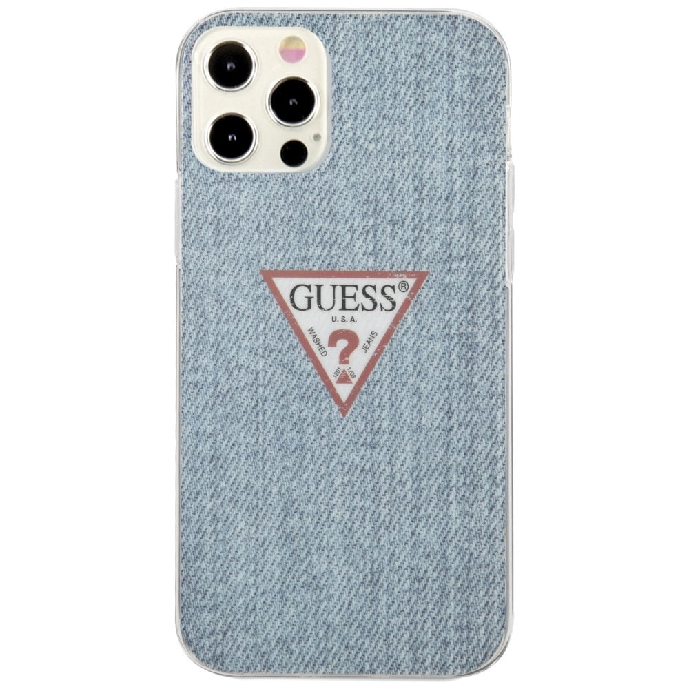 Guess GUHCP12LPCUJULLB iPhone 12 Pro Max 6.7" blå/lysblå hardcase Jeans Collection