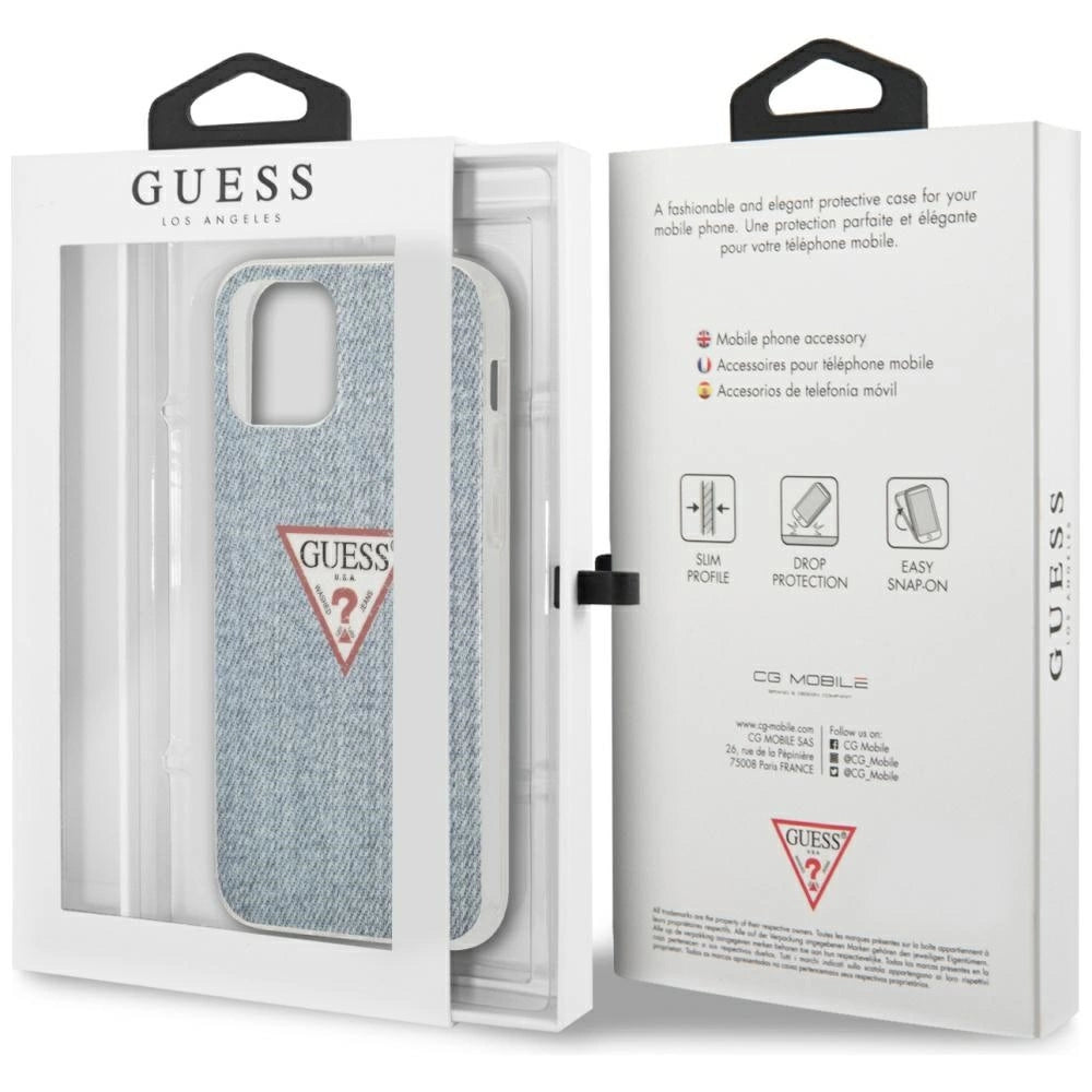 Guess GUHCP12LPCUJULLB iPhone 12 Pro Max 6.7" blå/lysblå hardcase Jeans Collection