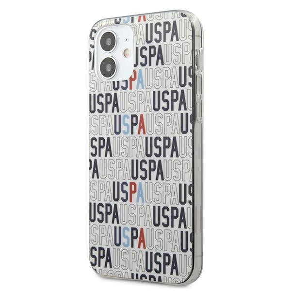 US Polo USHCP12SPCUSPA6 iPhone 12 mini 5,4" biały/white Logo Mania Collection