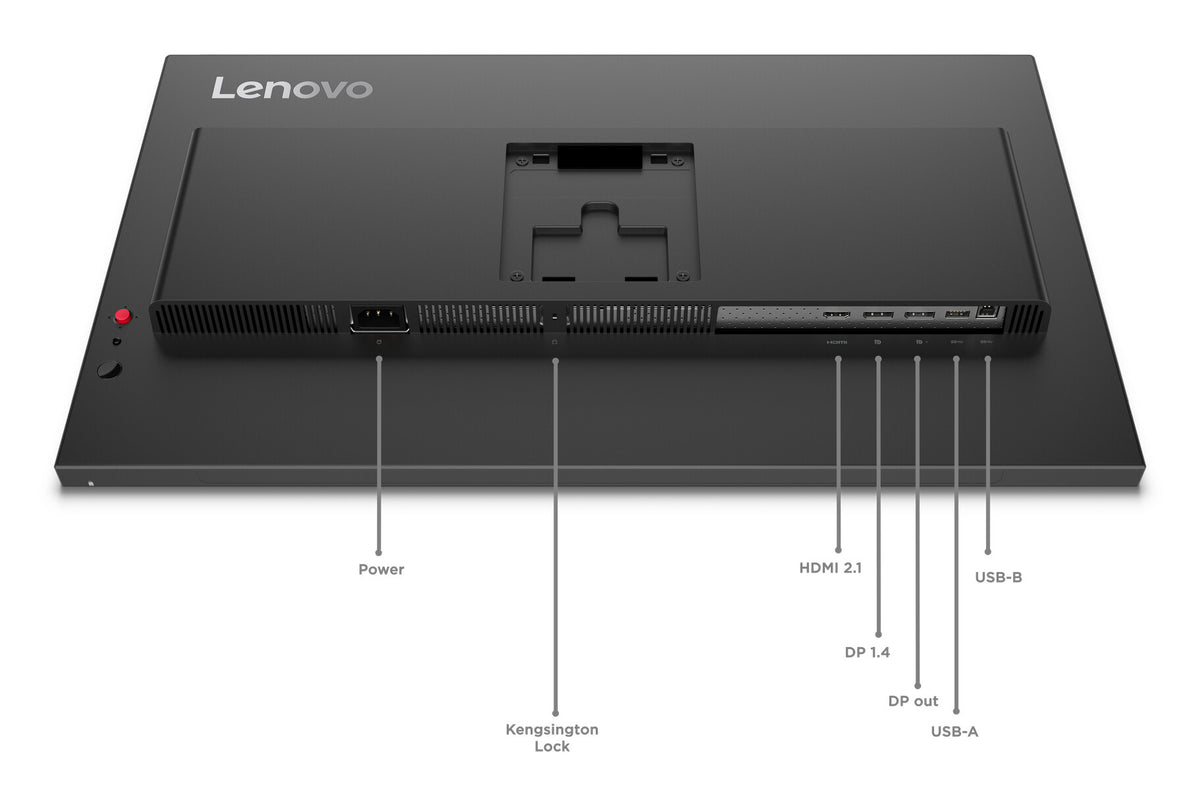 Lenovo ThinkVision P27Q-40 computerskærm 68,6 cm (27") 2560 x 1440 pixel Quad HD LED Sort
