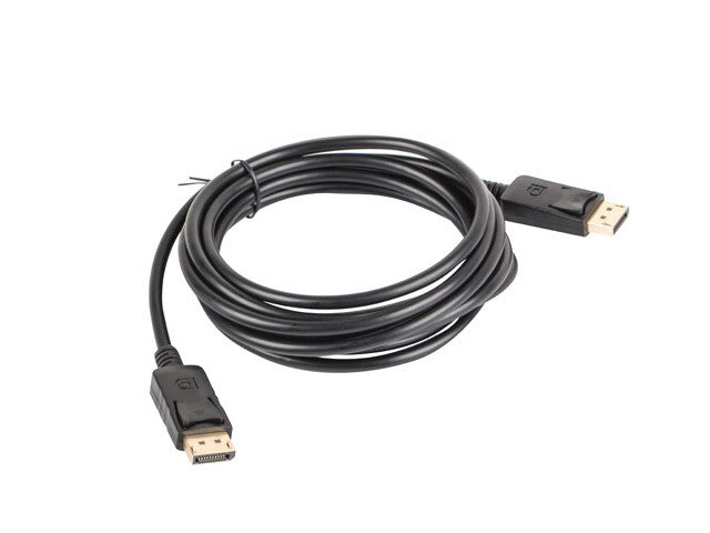 Lanberg CA-DPDP-10CC-0030-BK DisplayPort kabel 3 m Sort