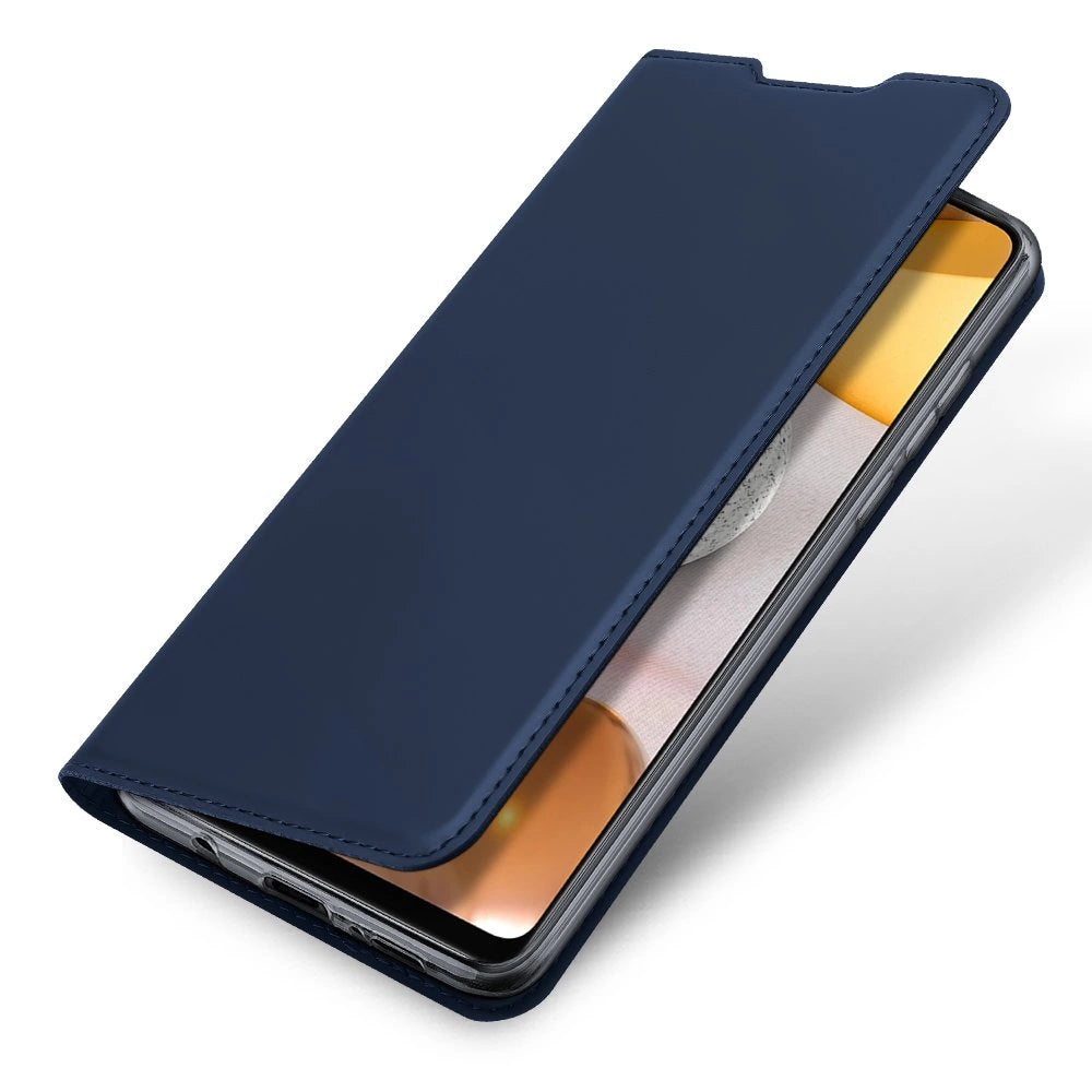 DUX DUCIS Skin Pro Bogregal type kuffert til Samsung Galaxy A42 5G blå