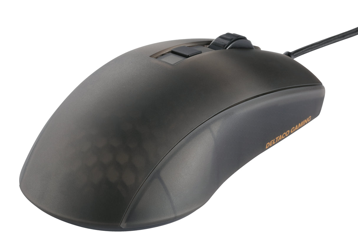Deltaco Gaming DM310 ultralight mouse, semi-transparent blac