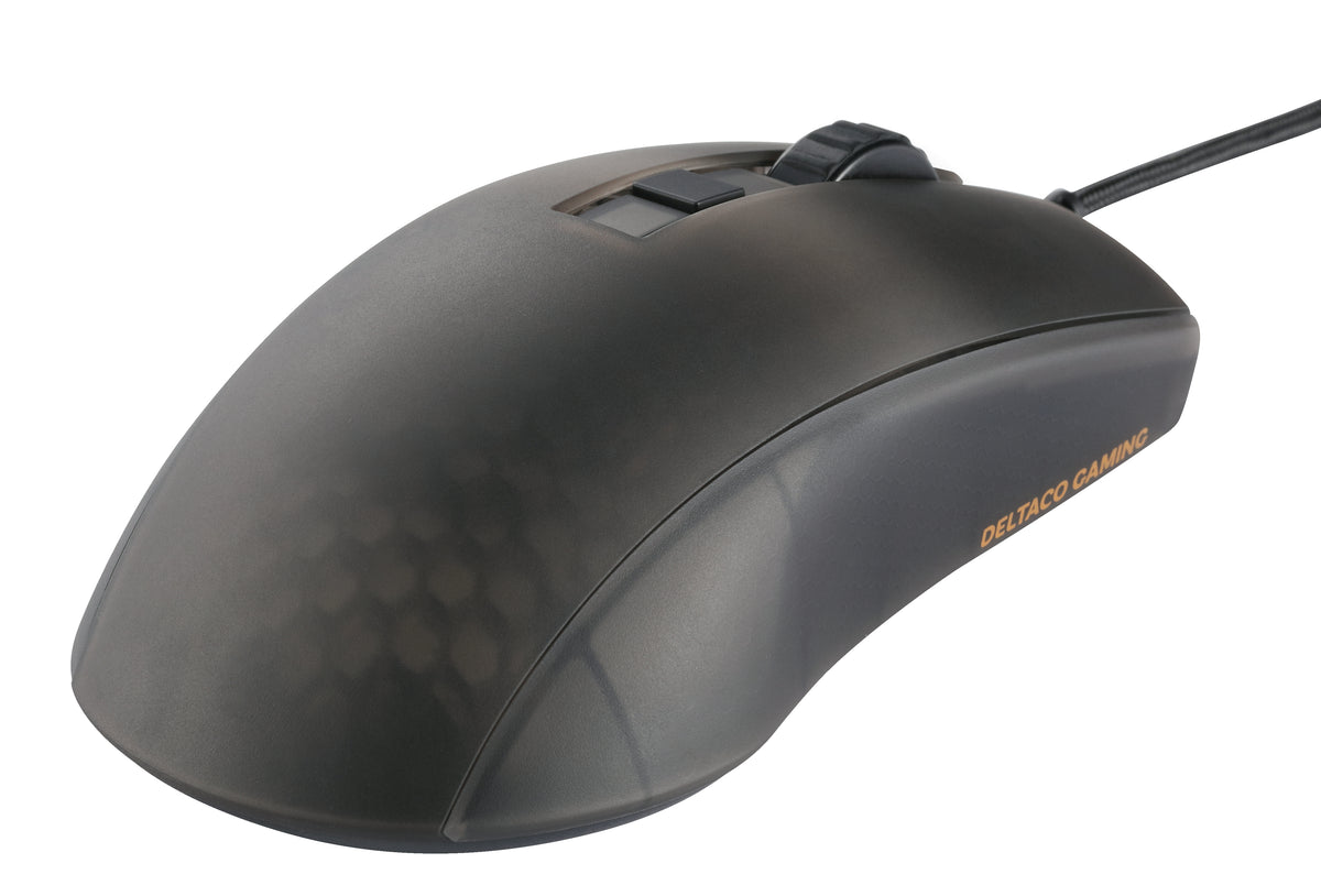 Deltaco Gaming DM310 ultralight mouse, semi-transparent blac