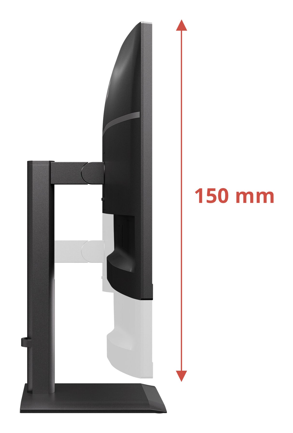 AOC E4 U27E4CV computerskærm 68,6 cm (27") 3840 x 2160 pixel 4K Ultra HD LED Sort