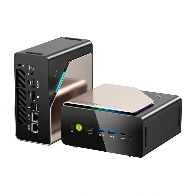 GMKTEC EVO-T2S Mini PC med Intel Panther Lake X7 358H, 64GB og 1TB