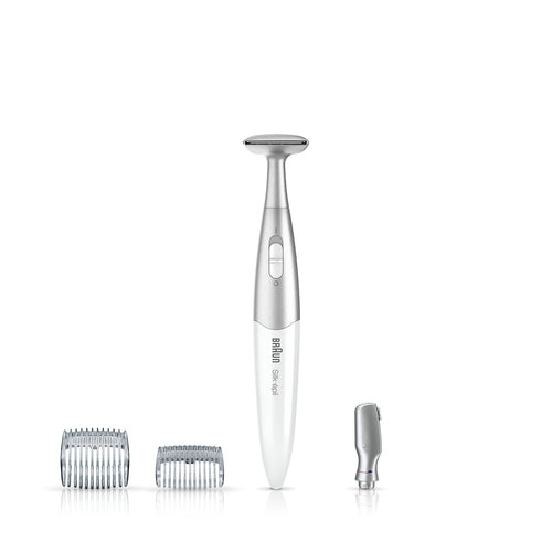 Braun Silk-épil FG 1100 Bikinilinie-trimmer Sølv Hvid