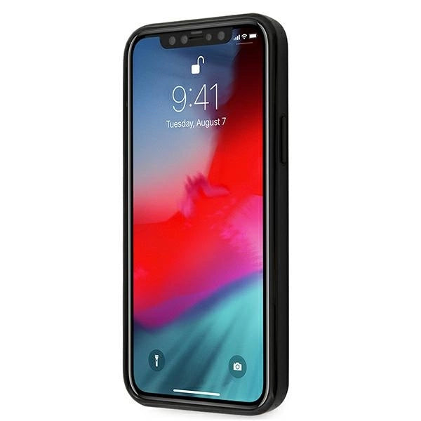 Ferrari FERCAHCP12SBK iPhone 12 mini 5.4" sort/sort hardcase On Track Real Carbon