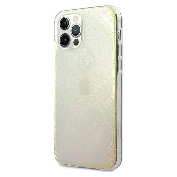 Guess GUHCP12M3D4GIRBL iPhone 12/12 Pro 6.1 iridescent/iridescent hardcase 4G 3D Pattern Collection