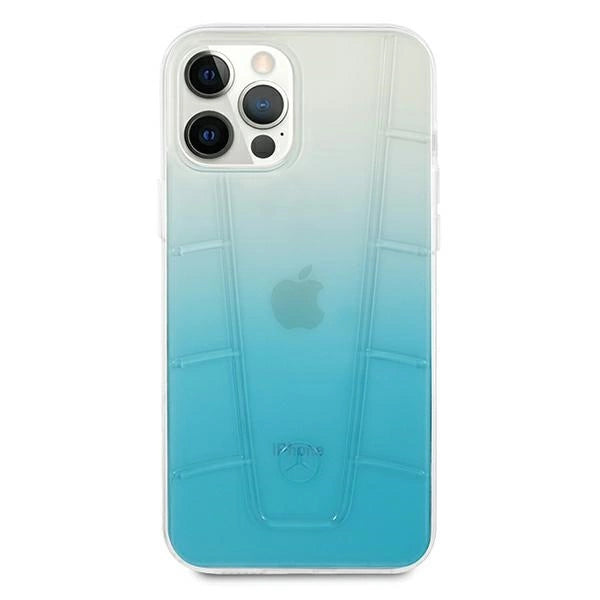 Mercedes MEHCP12LCLGBL iPhone 12 Pro Max 6,7" Niebieski/blå hardcase Transparent Line