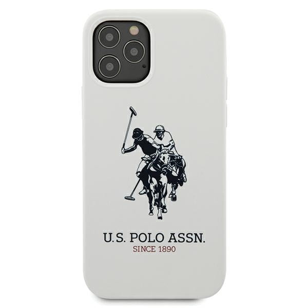 US Polo USHCP12LSLHRWH iPhone 12 Pro Max 6.7" white/white Silicone Collection