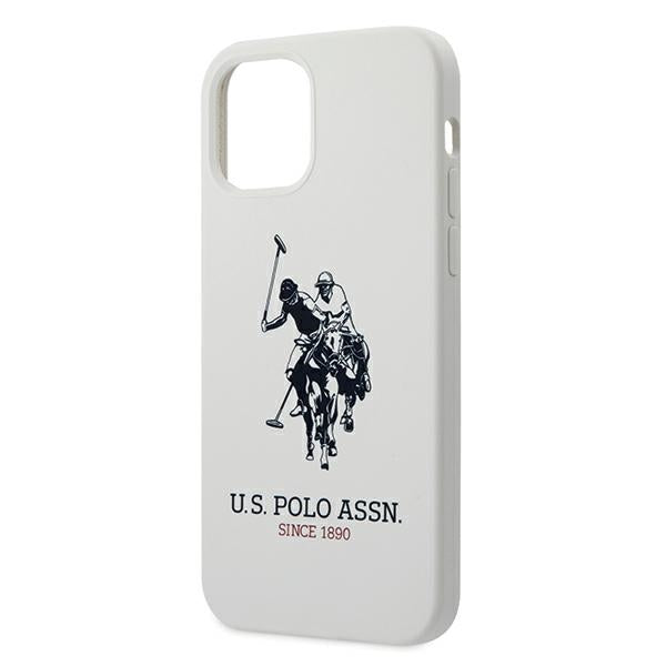 US Polo USHCP12LSLHRWH iPhone 12 Pro Max 6.7" white/white Silicone Collection