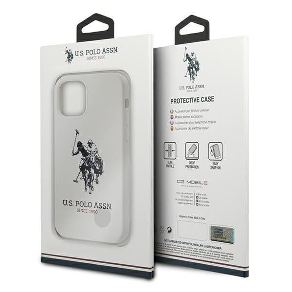 US Polo USHCP12LSLHRWH iPhone 12 Pro Max 6.7" white/white Silicone Collection