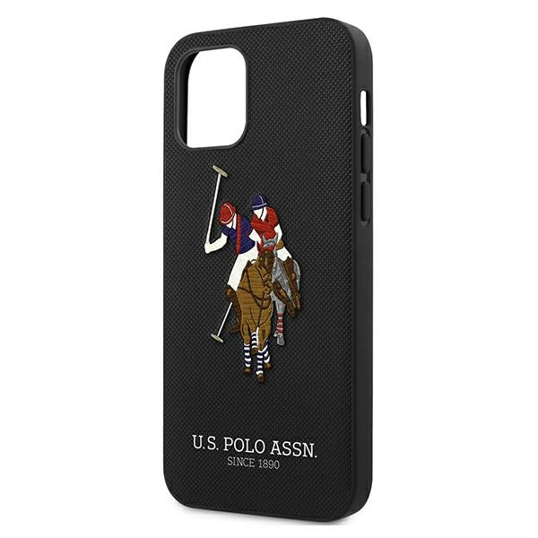 US Polo USHCP12MPUGFLBK iPhone 12/12 Pro 6.1" black/black Polo Embroidery Collection