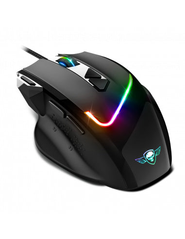 Spirit of Gamer PRO-M3 RGB mus Spil Højre hånd USB Type-A Optisk 7200 dpi