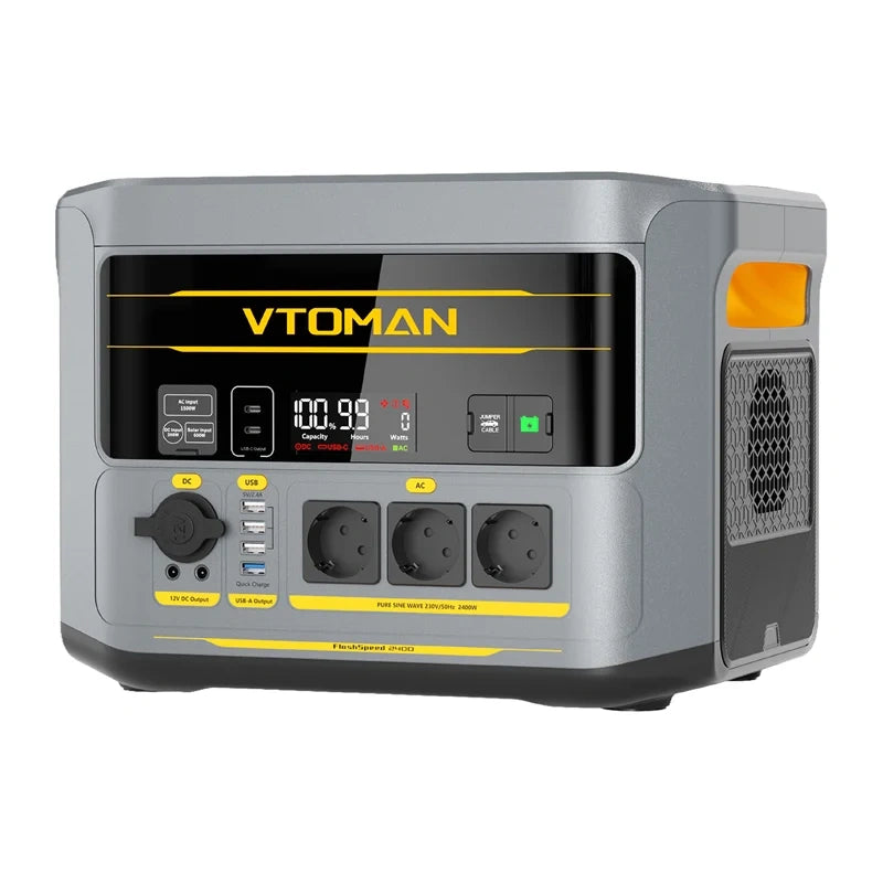 Bærbar kraftværk VTOMAN FlashSpeed2400 2400W