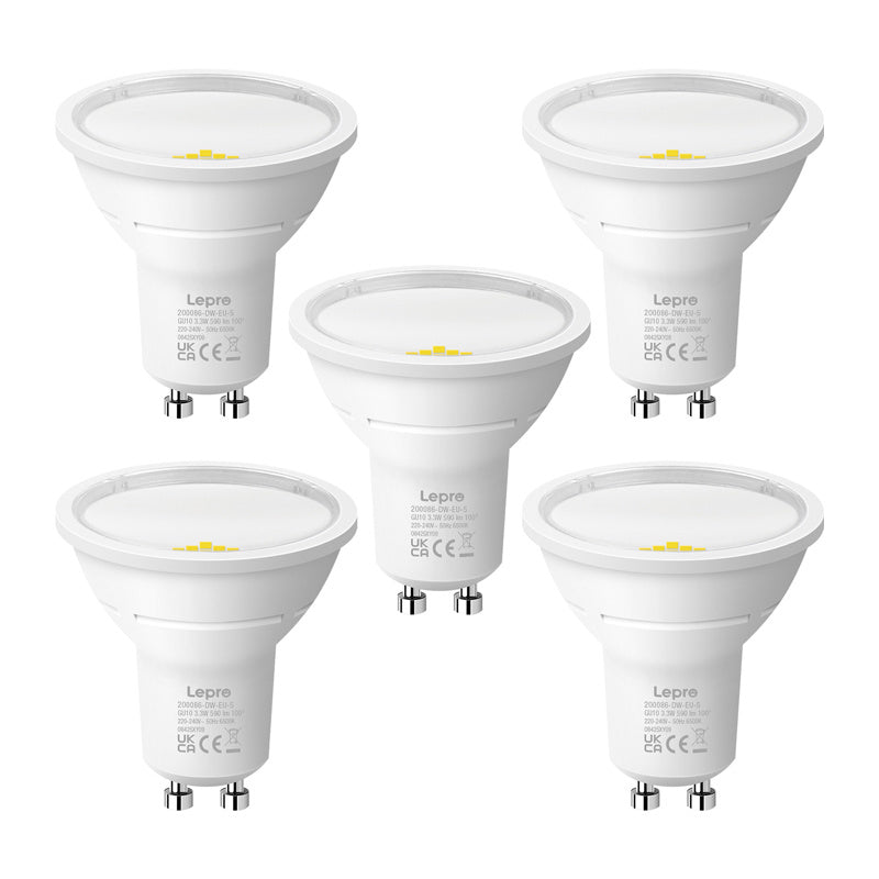 LED-pære LEPRO 200086-DW GU10 5 stk.