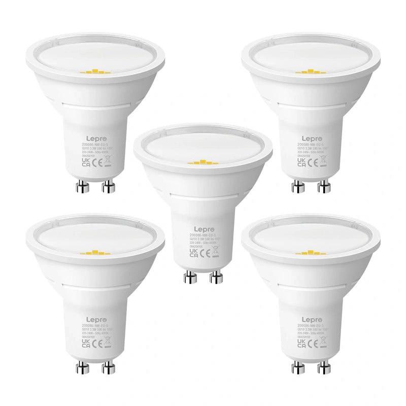 LED-pære LEPRO 200086-NW GU10 5 stk.