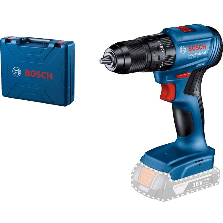 Bosch 06019K3103 GSB 185-LI Professional Slagboremaskine 18V intet batteri