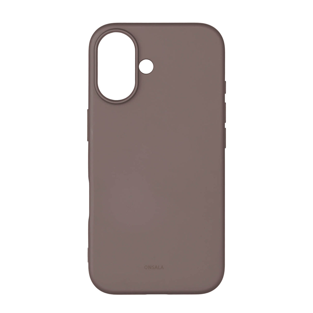 Mobilcover med Silikone Feel Chocolate - iPhone 16