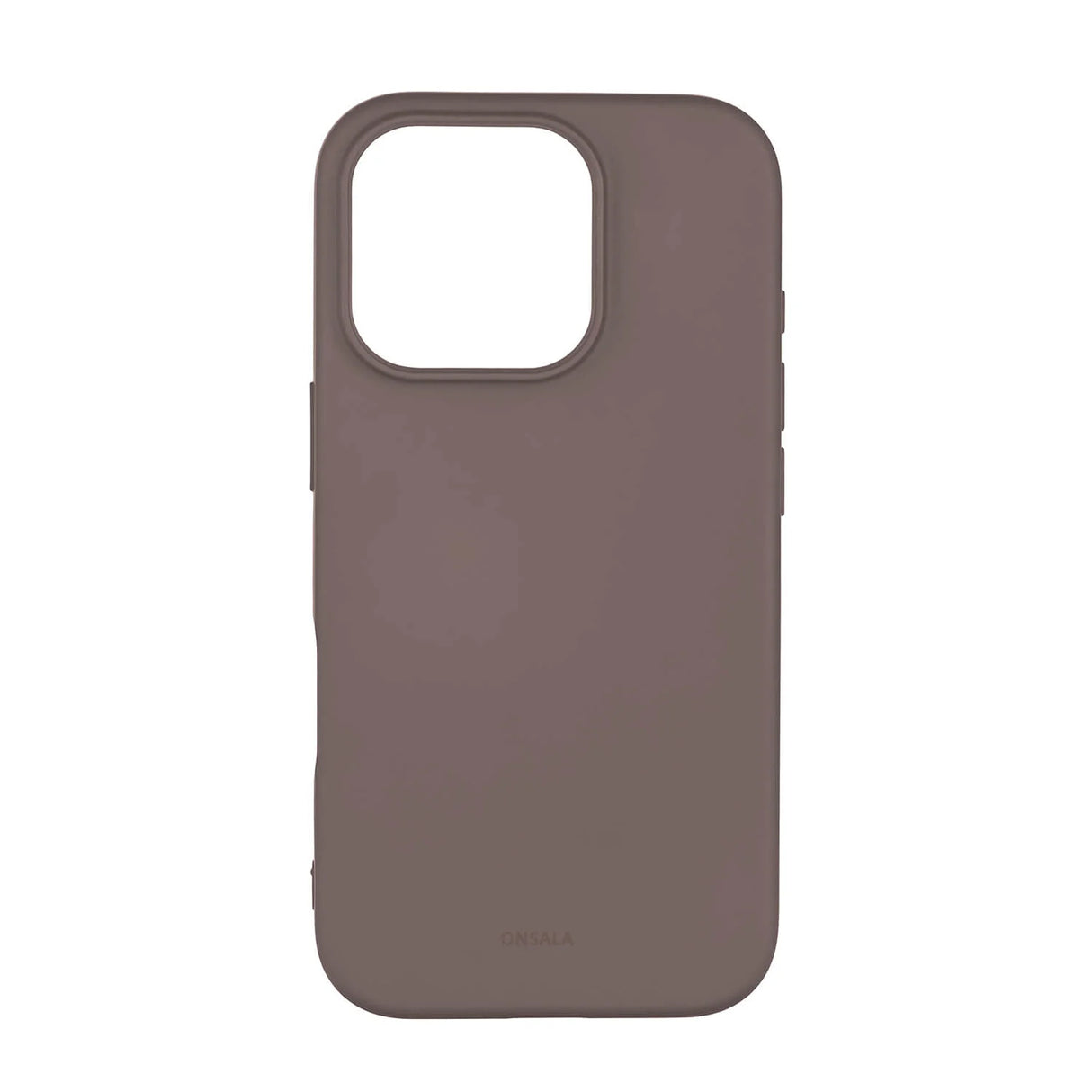 Mobilcover med Silikone Feel Chocolate - iPhone 16 Pro