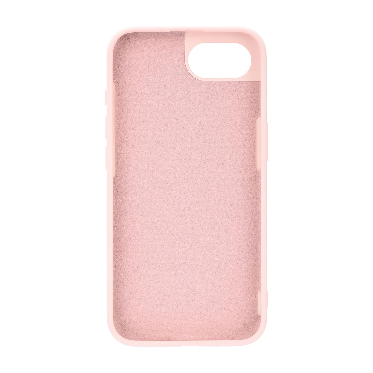 Onsala Mobilcover iPhone 16e Silikoneffekt Genanvendt Chalk Pink