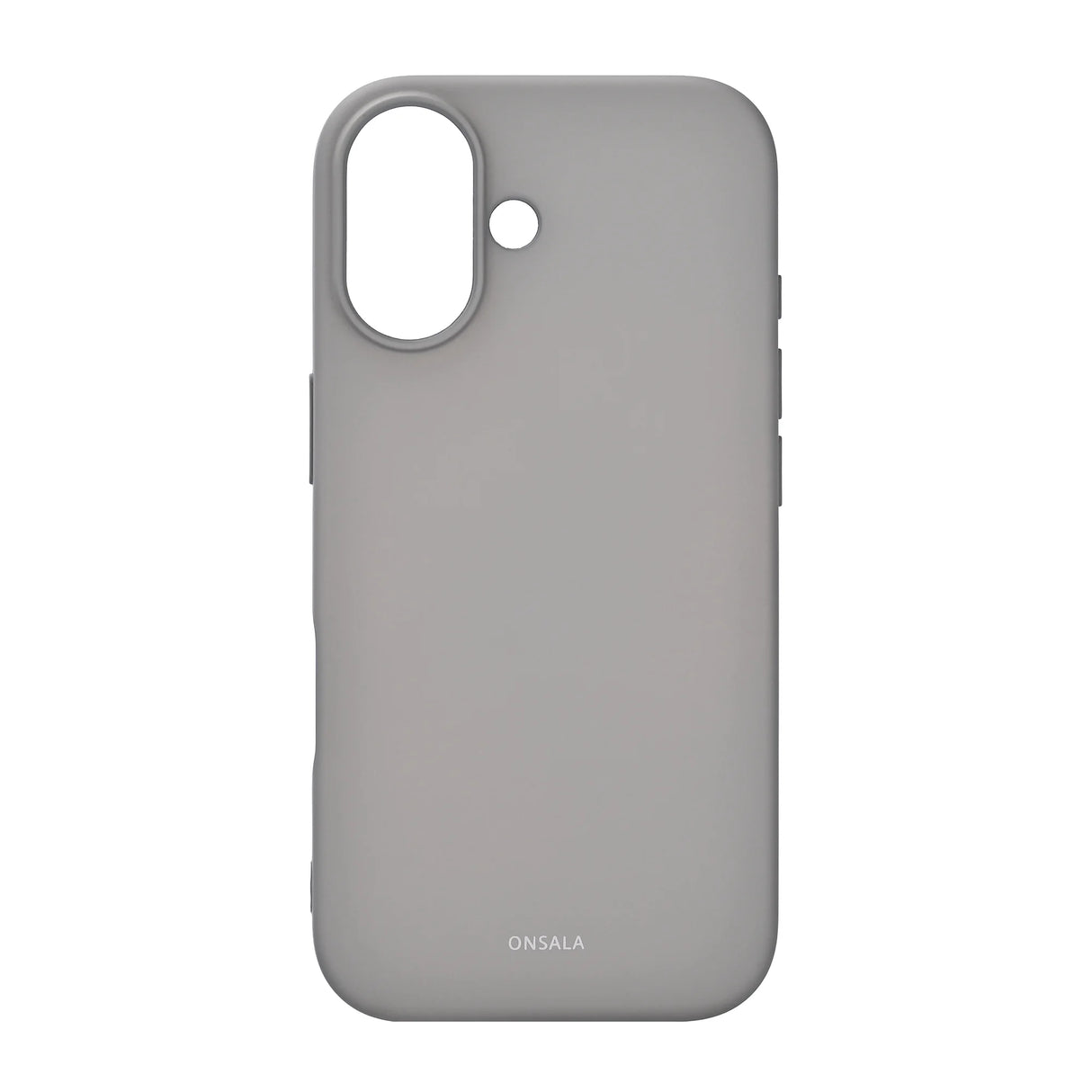 Mobilcover med Silikone Feel Concrete - iPhone 17