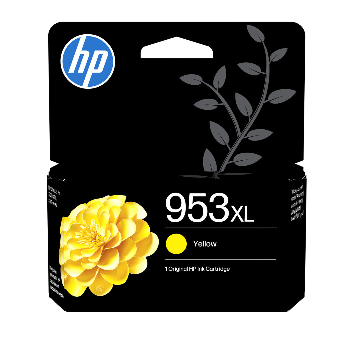 HP 953XL Gul 1450 sider Blæk F6U18AE
