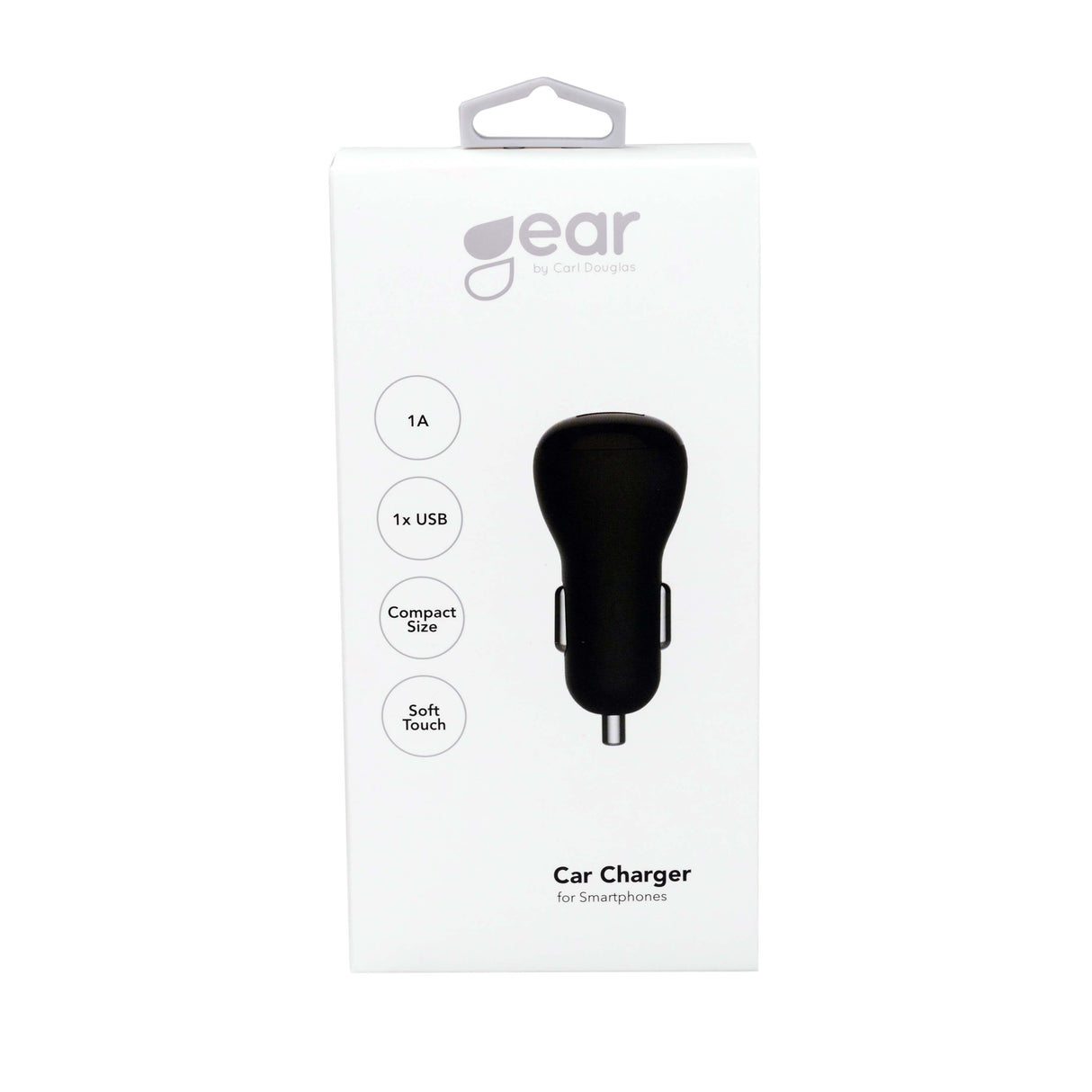 Gear Lader 12/24 V 1x Usb 1 A Sort