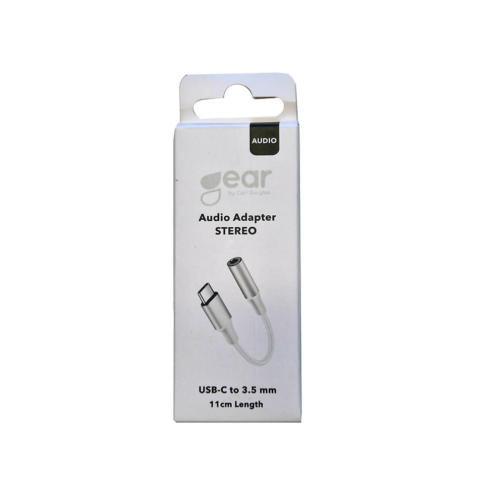 Gear Adapter Audio White Usb C To 3.5 Mm Stereo