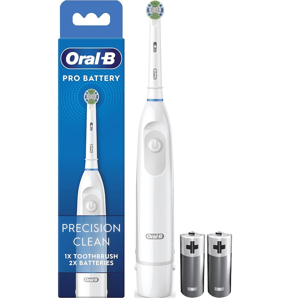 Oral-B Pro Battery Elektrisk tandbørste Hvid