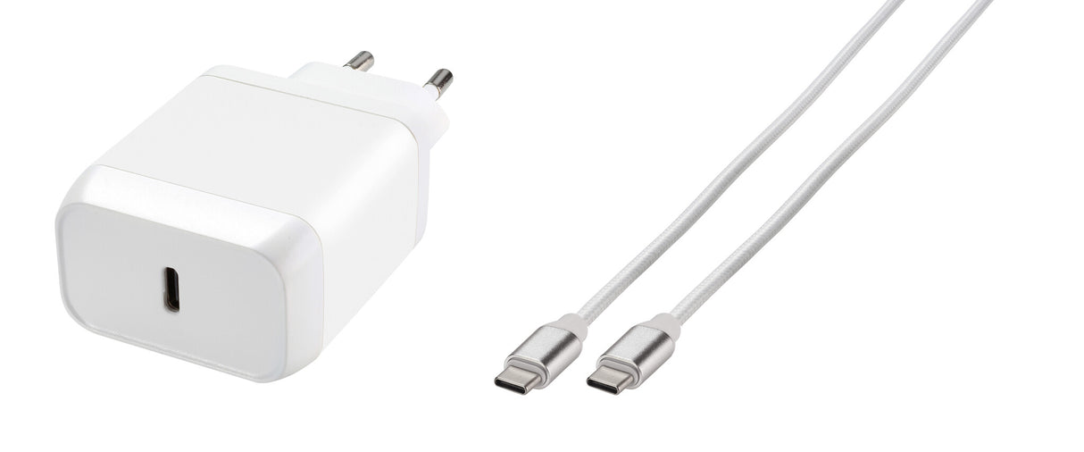 Vivanco Super Fast Power Delivery Charger Set Universel Hvid Vekselstrøm Indendørs