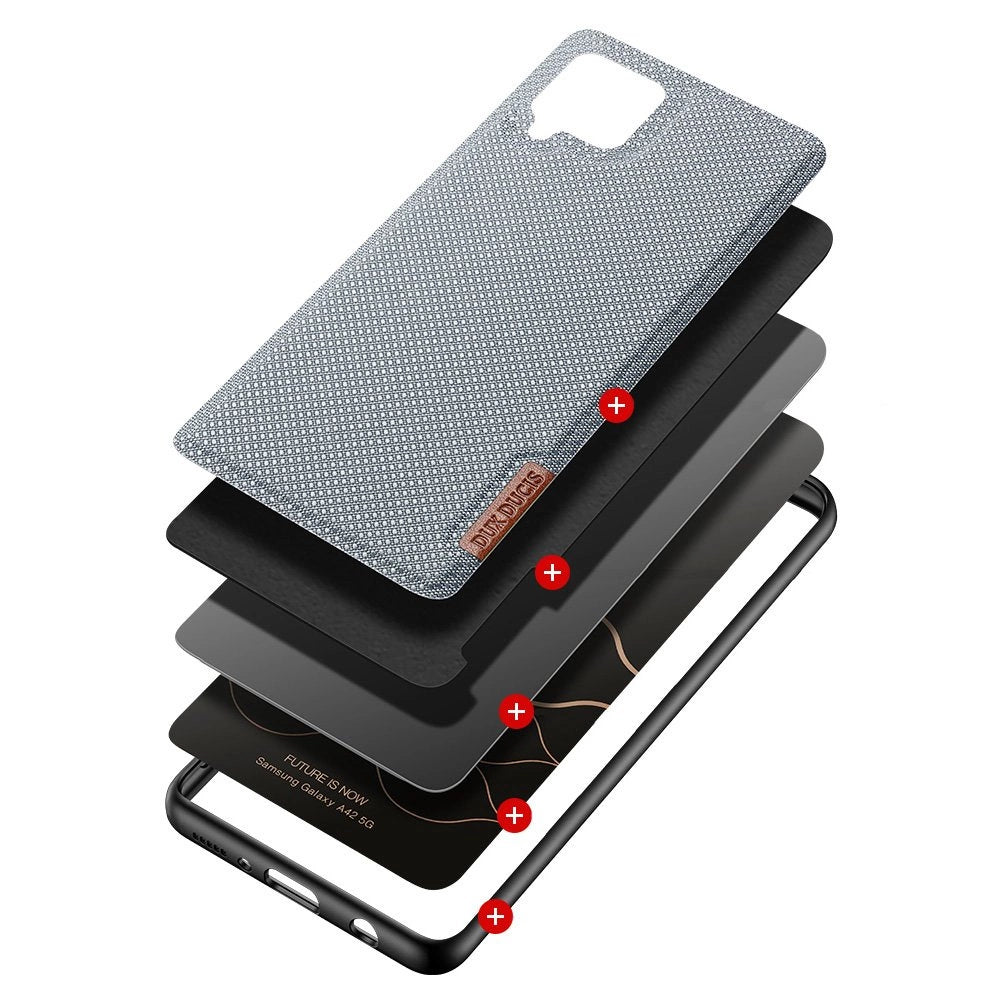 Dux Ducis Fino-kasse til Samsung Galaxy A42 5G grå