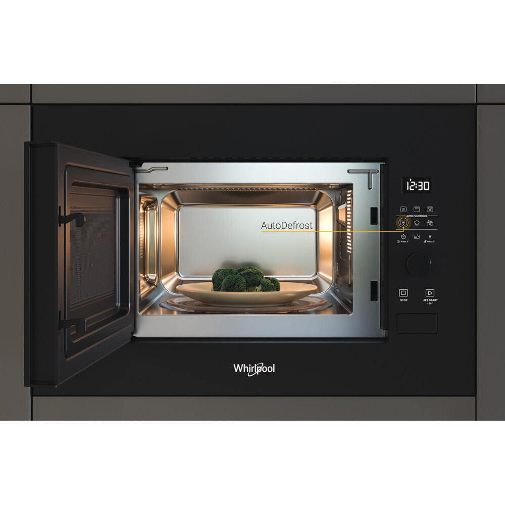 Whirlpool WMF200G NB Sort Grill mikroovn Indbygget 20 L 800 W