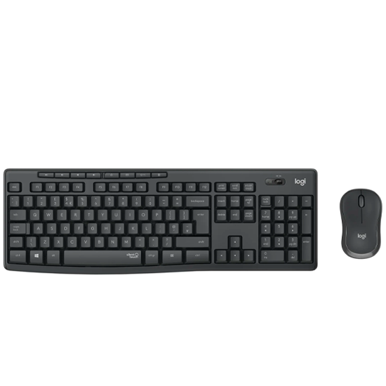Logitech MK295 Silent Tastatur og mus-sæt Trådløs