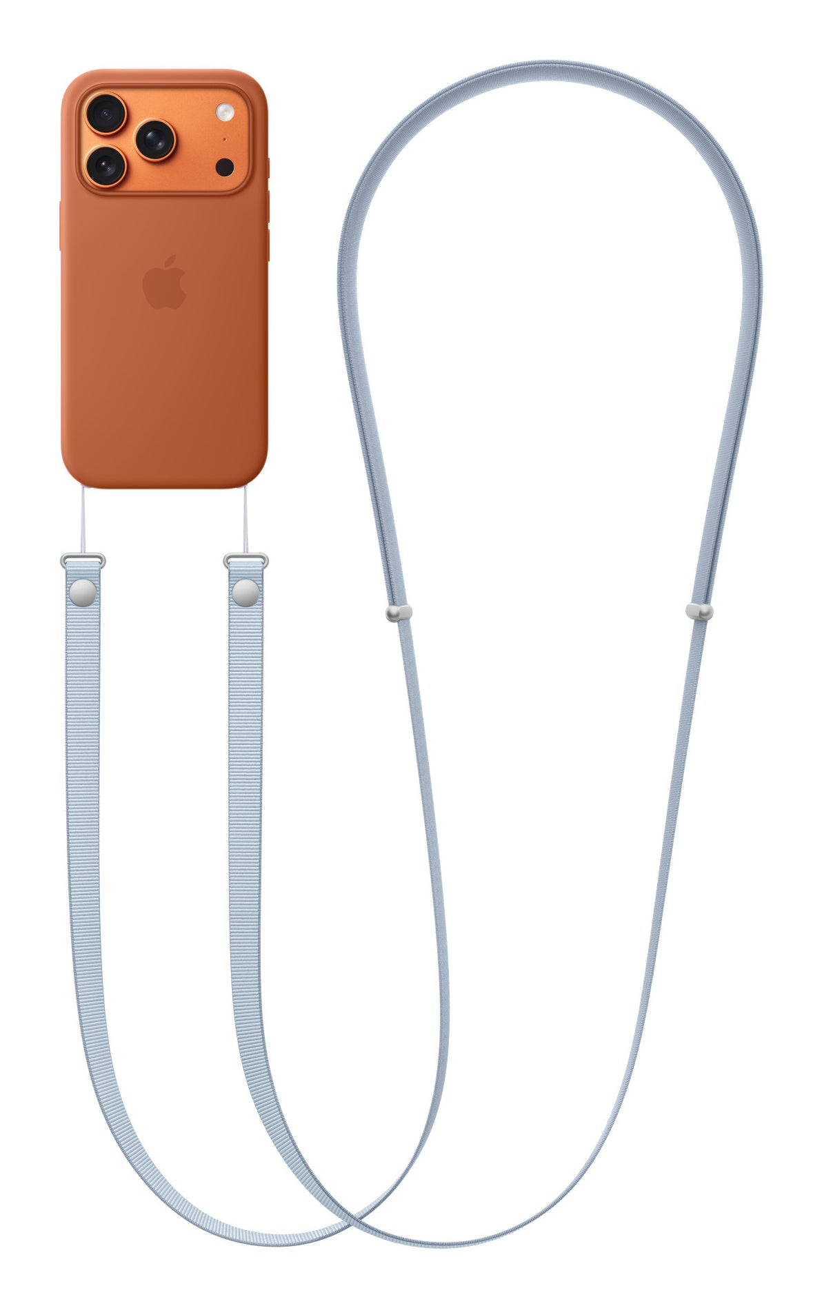 Apple Crossbody Strap - Light Blue
