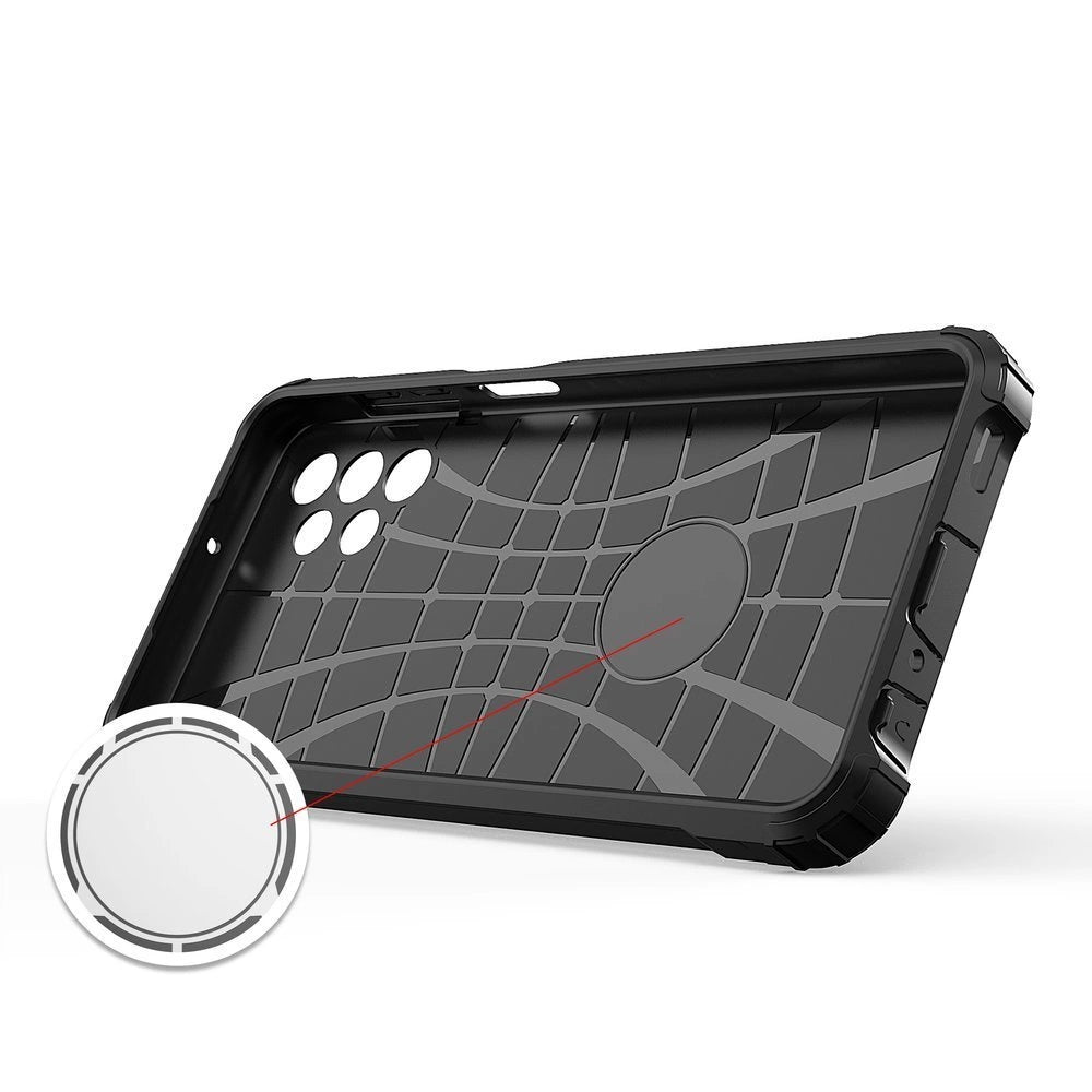 Hybrid Armor Case Tough Rugged Cover til Samsung Galaxy A32 5G guld